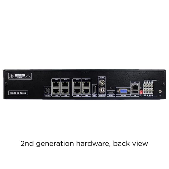 テレビ ALPHA-PA Alibi ALI-NR082F-2-D 8-Channel IntelliSearch Ultra H.265 NVR