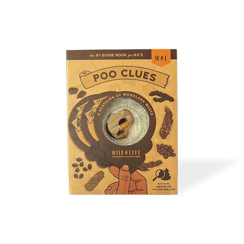 Wild Life Outdoor Adventures Poo Clues Scat Identification Guide, Magnifier