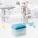 4E's USA 500µL Pipette Tip - Universal Tips, RNase/DNase Free, Pyrogen Safe, Sterile Blue Pipette Tip with Filter, 96 Tips Racked