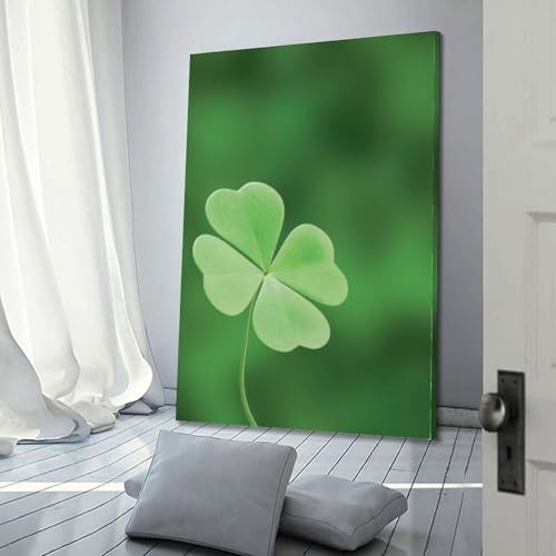 Trèfle à quatre feuilles déco murale moderne cadeau idéal pendaison - 3