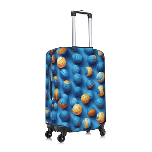 Housse de valise volley-ball bleu blanc L en polyester lavable