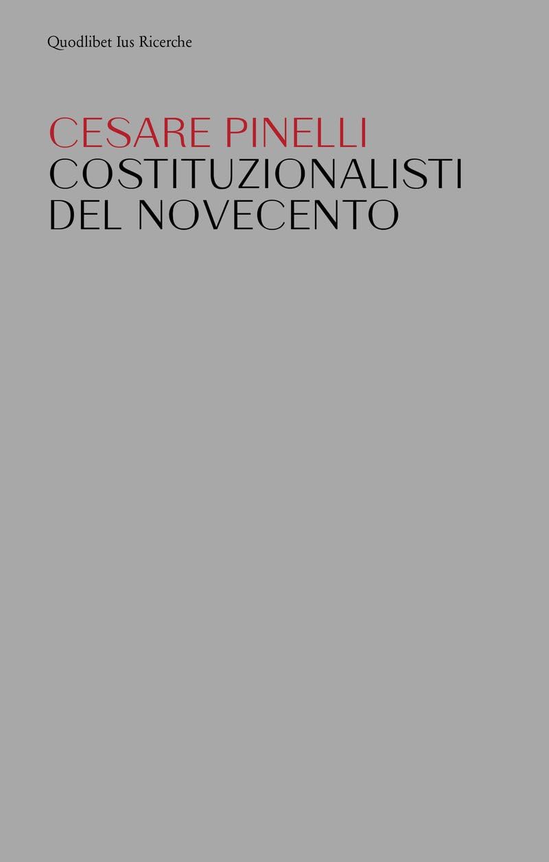 Costituzionalisti Del Novecento - 4