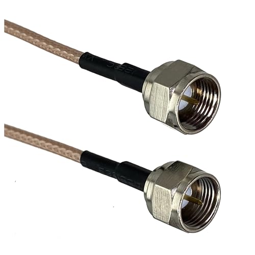 Câble RG316 F TV vers F SMA coudé pour une connexion d'antenne stable et fluide