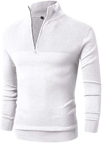 LTIFONE Men Sweaters, Quarter Zip 