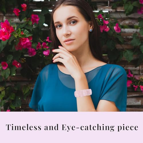 SHOP LC DELIVERING JOY Birthstone Bracelets for Women Trendy - Friendship Charm Cuff Gemstone Bracelets for Men - Bangle Boho Stretch Beaded Jewelry for Anxiety & Stress Birthday Gifts for Women 6