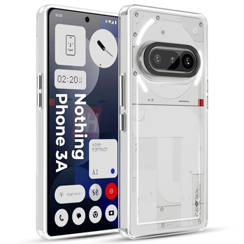 Image of A rtistque Ultra Stylish Back Cover Case for Nothing Phone 3a 5G | Premium Shockproof TPU | Protective Design | Nothing Phone 3a Back Cover - White