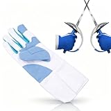 YUKERMARB Fechthandschuh, Rechte Hand, Rutschfester Strick (S)