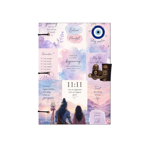 Image of Shiv 11:11 Diary Notebook 7x5 Inch 160 Pages Unruled Journal for Writing