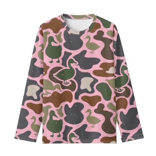 Image of Renewold Boys Girls Tees Kids T-Shirt Long Sleeve Crewneck T Shirts Casual Athletic Tops Clothing for Home School Travel