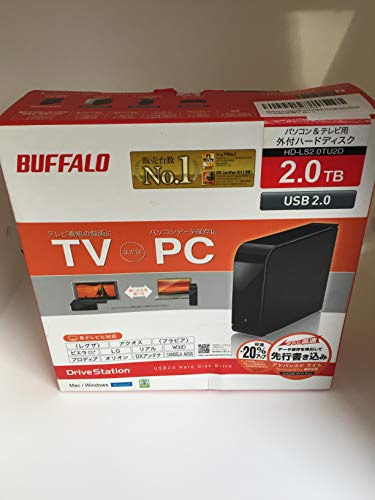 BUFFALO USB2.0p OtHDD 2TB HD-LS2.0TU2D
