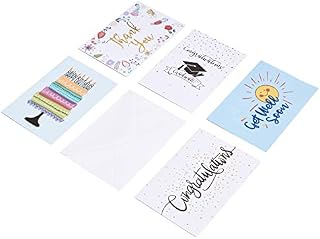 Amazon Basics All Occasion Greeting Cards, 48 Cards and Envelopes