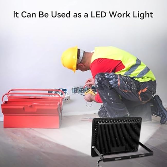 LED Flood Light 150W Outdoor 6000K Daylight White Slim Design