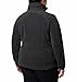 Columbia Womens Benton Springs Full Zip Fleece, Charcoal Heather, Small