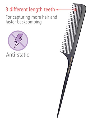 Peine Teasing Perfehair para Cabello Fino - Pack de 2 miniatura 3