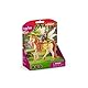 SCHLEICH BAYALA | Marween mit Glitzer-Einhorn 70567 | mit Waschbär | detailgetreue Figuren | tolles Geschenk für Mädchen und Jungen | schöne Sammelfiguren | Spielfigur ab 5 Jahren | Set aus 3 Teilen