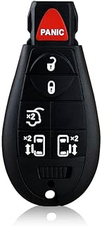 Milkomeda Keyless Entry Fob Smart Remote Car Key 6 Buttons 433Mhz for Chrysler 300 Dodge Ram Challenger Charger Durango Magnum Je ep Grand Cherokee FCC ID : M3N5WY783X IYZ-C01C