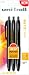 uni-ball 307 Retractable Gel Pens, Micro Point (0.5mm), Black, 3 Count