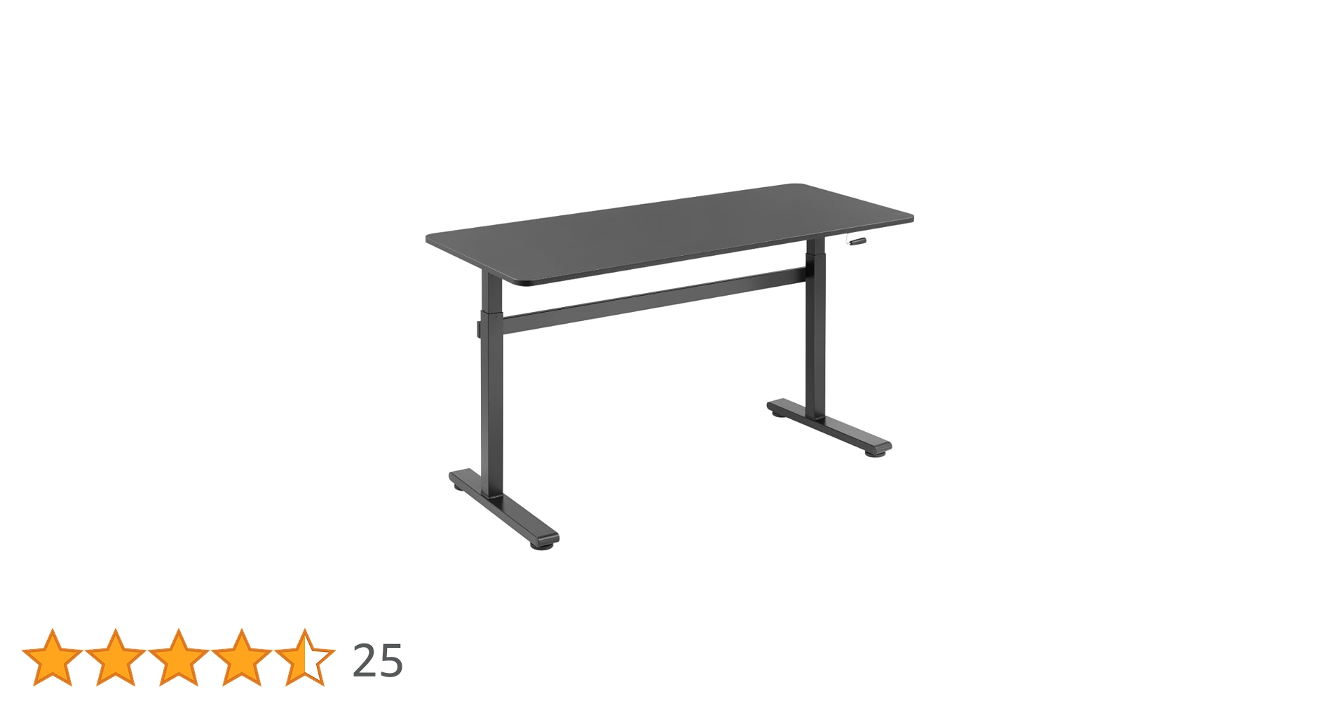 Alterzone 昇降デスク ブラック 手動式 ハンドル式 新古品 41d1xLx2JRL.jpg_BO30,255,255,