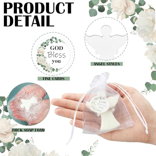 Dimsile LEL-DIMSILE-58 30 Pcs Baptism Angel Soap Set Baptism Favors thumb #2
