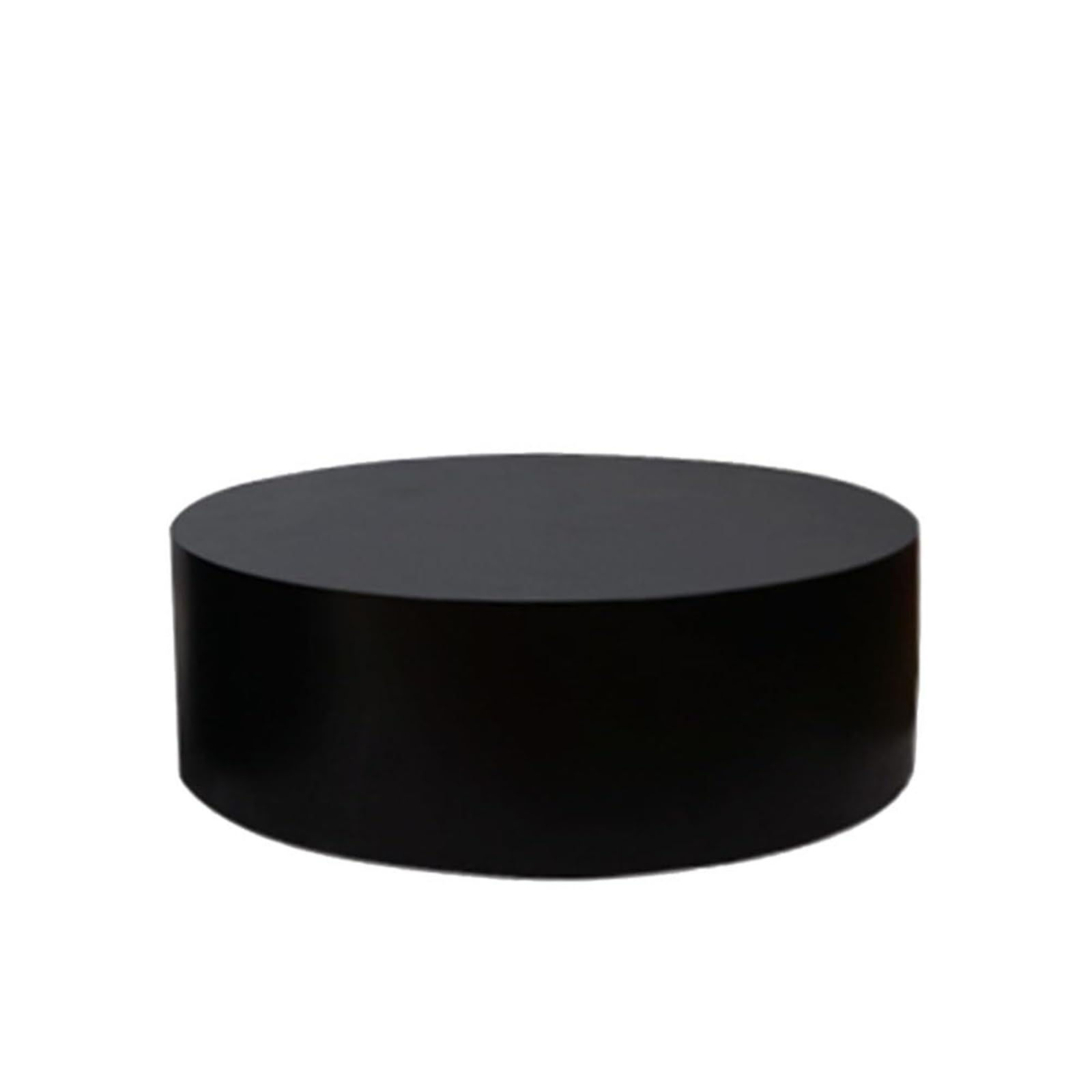 Expositor de Pedestal Redondo Negro para decoración de Eventos, Tiendas de Novias y boutiques. Capacidad de Carga de 200 kg. Plataforma elevadora de 60 x 20 cm para escaparate de Tiendas de