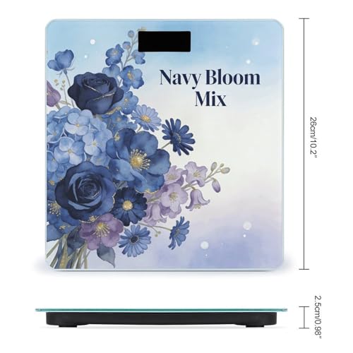 Báscula Digital Navy Bloom Mix Alta Precisión 180kg miniatura 2
