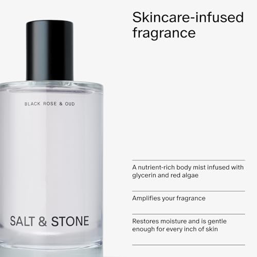 Salt & Stone Signature Scent Duo Set | 48 Hour Aluminum-Free Deodorant & Hydrating Body Mist | Skincare-Infused Deodorant & Body Spray | Black Rose & Oud - Thumbnail 7