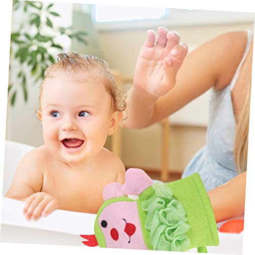 3 Pecas Luvas De Banho Panos De Bebê Luva De Banho Bebê Buchas De Banho Luva Esfoliante De Banho Toa