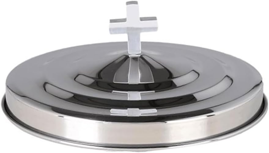 Stainless Steels Stackable Serving Plate With Cover Ideal For Church Services And Event