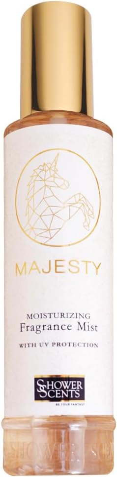 Majesty Moisturizing Fine Fragrance Body Mist with Hyaluronic Acid, Pro - Vitamin B5 and UV Protection 250ml