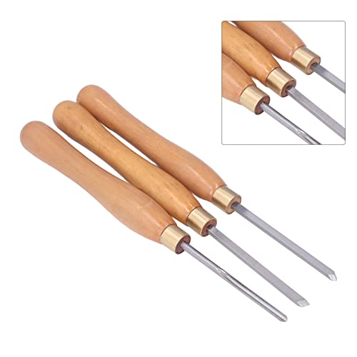 Cincel para Torno de Madera con Mango de Haya y Punta de Acero miniatura 5