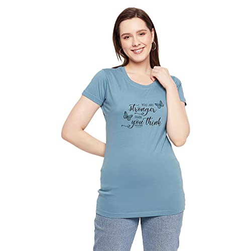 Image of Orewa Women by OKANE Women's Short Sleeve Printed Regular Fit T-Shirt