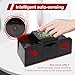 FONBEAR 2 Deck Automatic Card Shuffler (Includes Cards) with One Touch - Low Noise USB/Battery-Powered Electric Shuffler for Poker, Blackjack, UNO, Casino Games, Home Use