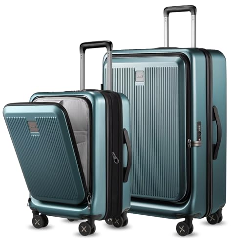 LUGGEX 2-Piece Luggage Set 20" Carry-On & 28" Checked