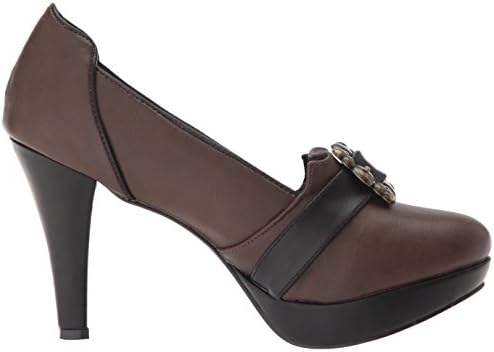 Ellie Shoes Women's 414-marian Platform Pump, Brown, 7 US/7 M US | Image 5