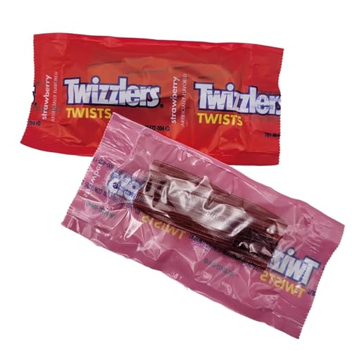 TwizzlersStrawberry Licorice Candy - 95 Strawberry TwizzlersCandy Individually Wrapped Fun Size Candy - Bulk Individually Wrapped Candy - 95 Pieces - image 3