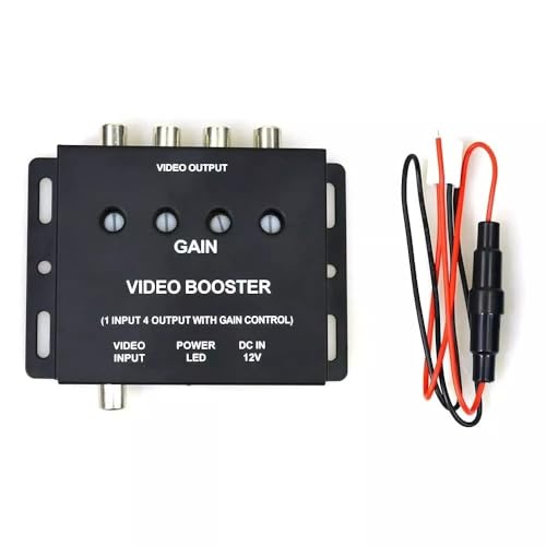 【Good Choice】——Equipped with better components, advanced circuit boards, LED power indicators, and compatible color TV systems. After transmitting the video through the splitter box, it maintains the original high definition.