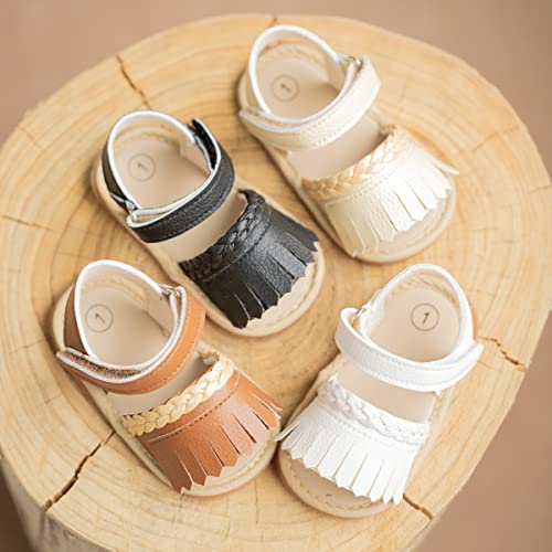 Babelvit Infant Baby Girl Boy Sandals Comfort Premium Summer Outdoor Casual Beach Shoes With Tassel Anti Slip Rubber Sole Newborn Toddler Prewalker First Walking Shoes #TOP3