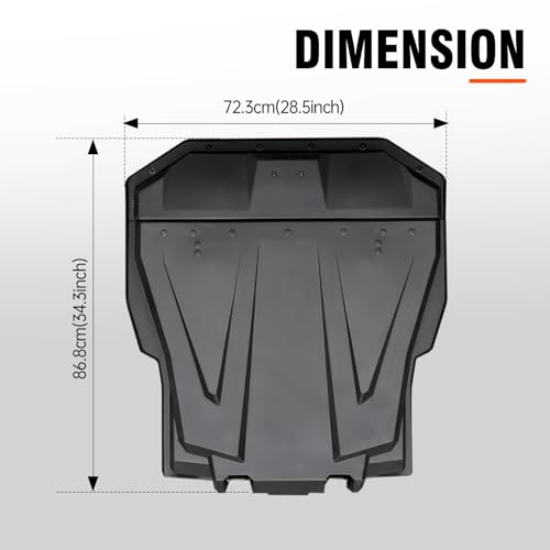 CUSAUTV UTV Tonneau Cover Compatible with 2024+ Polaris RZR XP 1000/ XP 4 1000 Accessories Heavy-Duty Cargo Bed Cover Waterproof Tonneau Cover Replacement for 2884548 by CUSAUTV - Image 4