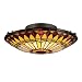 Quoizel TF1400SVB Tiffany Flush Mount