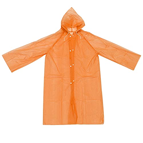 AIysays 1 Pedazo de Espeso Impermeable desechable de los niños con Capucha con Capucha con Capucha para niños Botón de Poncho Impermeable Material portátil al Aire Libre Impermeable Easy to Use