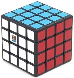 MoYu MFJS MeiLong 4x4 Black Puzzle Speed Cube for Kids & Adults Magic Speedy Stress Buster Brainstorming Puzzles Cube (Multicolor)