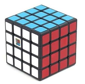 Cubelelo MoYu MFJS MeiLong 4x4 Black Puzzle Speed Cube for Kids & Adults Magic Speedy Stress Buster Brainstorming Puzzles Cube (Multicolor)