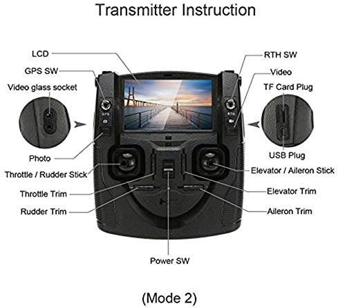 Hubsan H501S Drone GPS fpv with 1080P HD camera 5.8G live video RC quadcopter Follow me ,Altitude mode,Automatic Return, Headless Mode Great for adults include drone and RC batteries(Upgraded version)