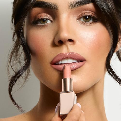 SOSU Cosmetics Satin Lipstick Crème Brülée, Long-Lasting Moisturising Lipstick in Nude Rose with Satin Finish - Image 2