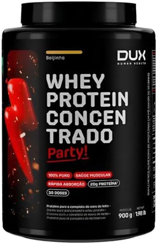 Whey Protein Concentrado Pote (900g), Beijinho, Dux Human Health