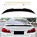 KHK Spoiler Compatible with F10, PSM Style Rear Spoiler, Gloss Black ABS Material Rear Wing Compatible with 2010-2016 BMW 5-Series F10 / F10 M5 Sedan