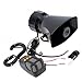 Enshey 12V 100W Car Alarm 5 Tone Loud Security Alarm Car Horn Siren Warning Alarm for Cars Vans Trucks Motorcycles Boats Police Firemen Ambulance Loud Speaker
