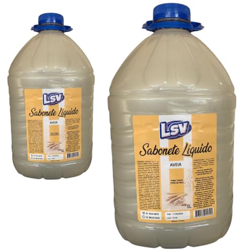 Sabonete Líquido para Mãos, Fragrância de Aveia, 5 Litros
