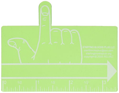 Starting Blocks Plus 10006 One Finger Spacer Handwriting Tool, Green