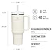 STANLEY Quencher H2.0 Flowstate Trinkflasche Mit Strohhalm 1.2L - Thermobecher Kühlt 11 Stunden - 48 Stunden Eisgekühlt - Spülmaschinenfest - Thermosflasche BPA Frei - Edelstahl Trinkbecher - Cream